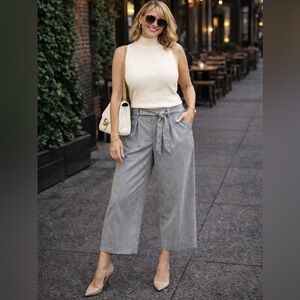Banana Republic Factory Cropped wide leg pants (12)